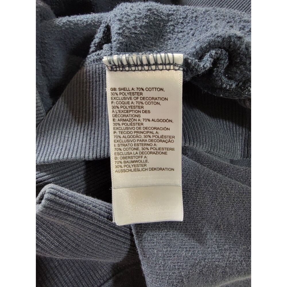 Women's North Face Navy Hoodie Sweatshirt - Medium - Picture 6 of 8